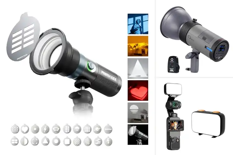 Detailed view of Best Action Photography Flashes