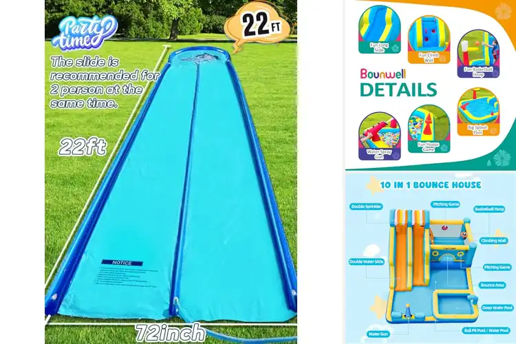 Detailed view of Best Backyard Water Slides