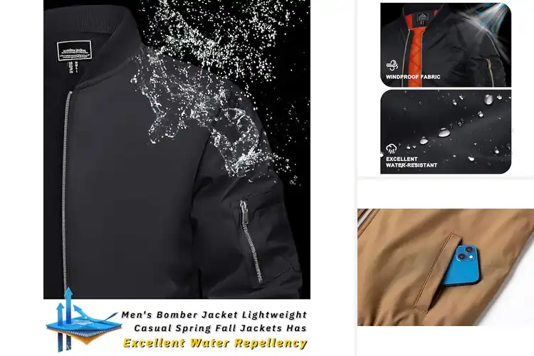 Detailed view of Best Bomber Jackets: Stay Stylish & Comfortable