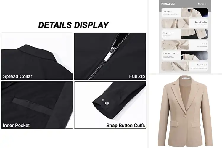 Detailed view of Best Business Casual Jackets