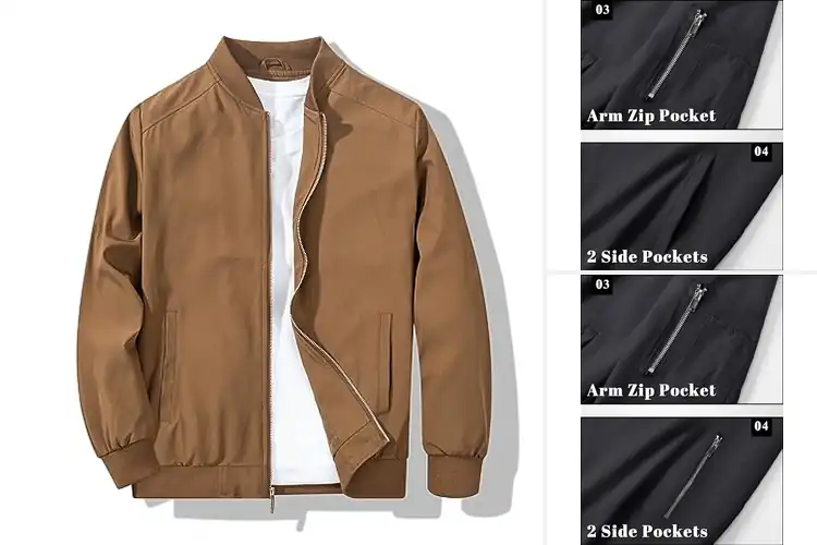 Detailed view of Best casual bomber jackets for effortless everyday style