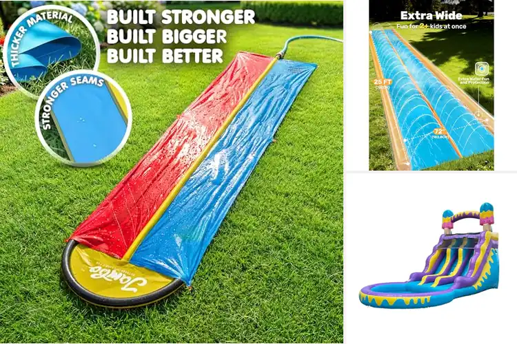 Detailed view of Best Double Lane Water Slides