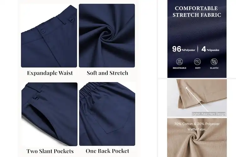 Detailed view of Best Elastic Waistband Pants