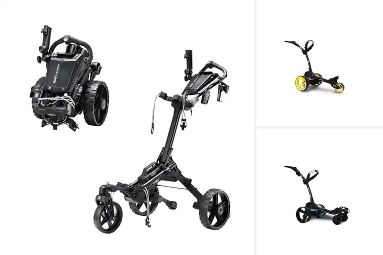 Detailed view of Best Electric Golf Push Carts