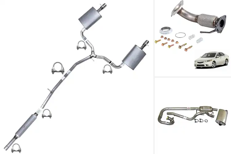 Detailed view of Best Exhaust System Components