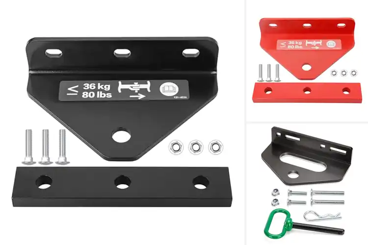 Detailed view of Best Exmark Tow Hitches