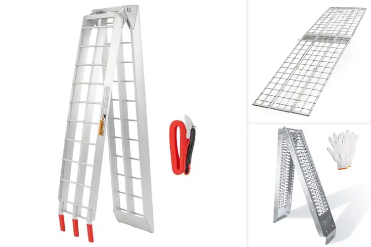 Detailed view of Best Folding Ramps For Motorcycles: Top Safe Picks