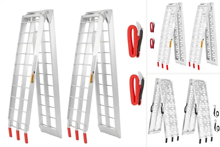 Detailed view of Best Folding Truck Ramps