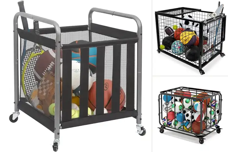 Detailed view of Best Gym School Ball Bins: Top 10 Picks for Organized Spaces