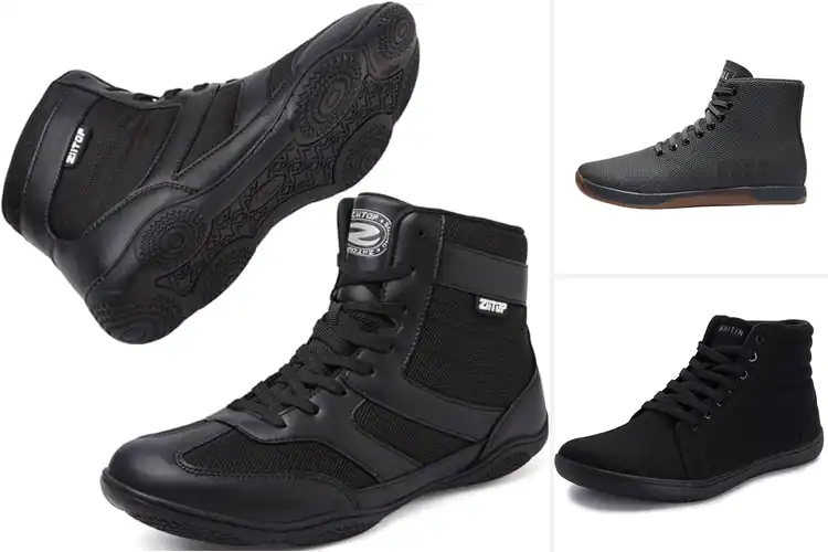 Detailed view of Best High Top Lifting Shoes