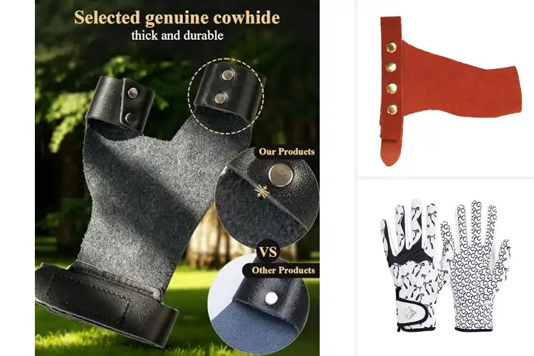 Detailed view of Best Horse Bow Gloves