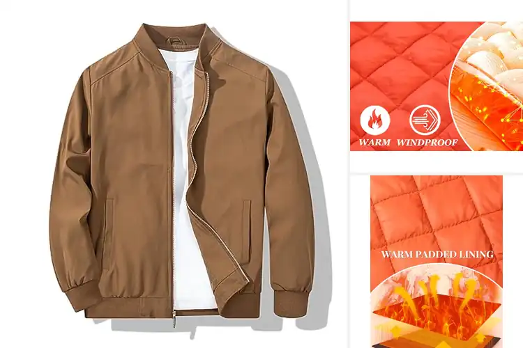 Detailed view of Best Men’s Fall Winter Spring Jackets