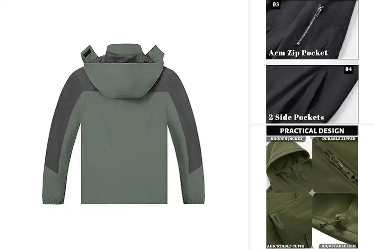 Detailed view of Best Men’s Windproof Jackets