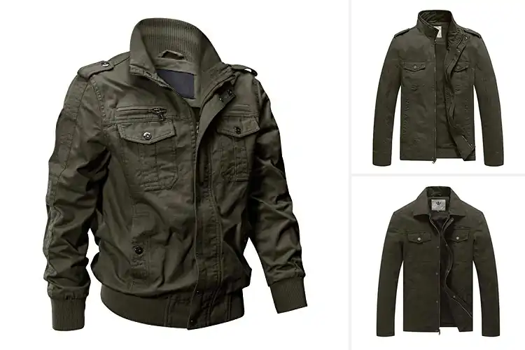 Detailed view of Best Military Style Jackets For Men