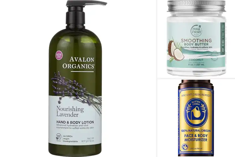 Detailed view of Best Organic Body Creams
