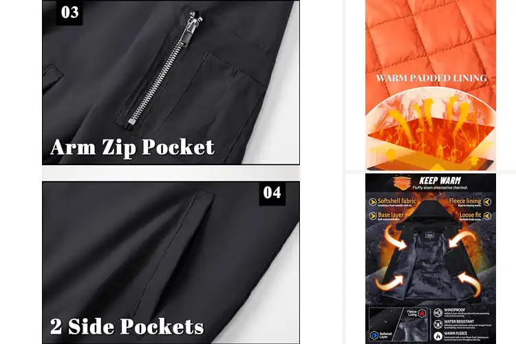 Detailed view of Best Outdoor Jackets For Men: Top 10 Picks for All Weather