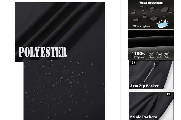 Detailed view of Best Polyester Jackets Men