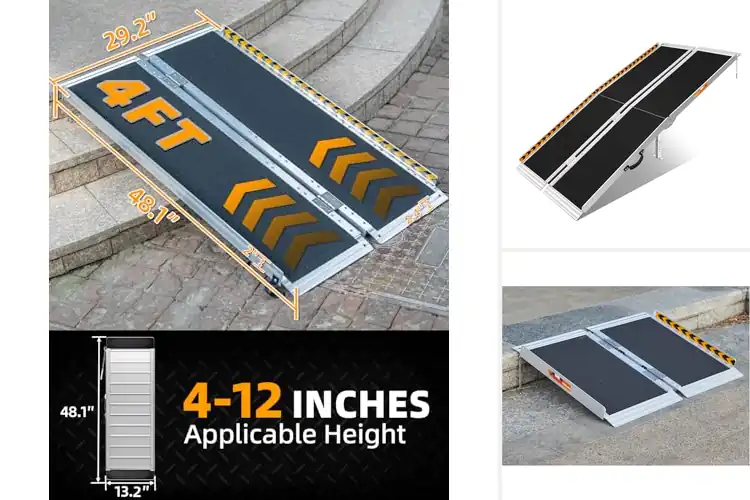 Detailed view of Best Portable Folding Ramp