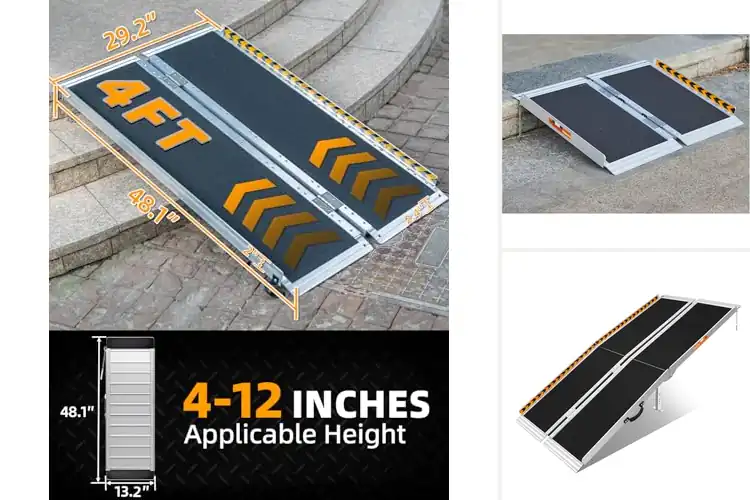 Detailed view of Best Portable Folding Ramps
