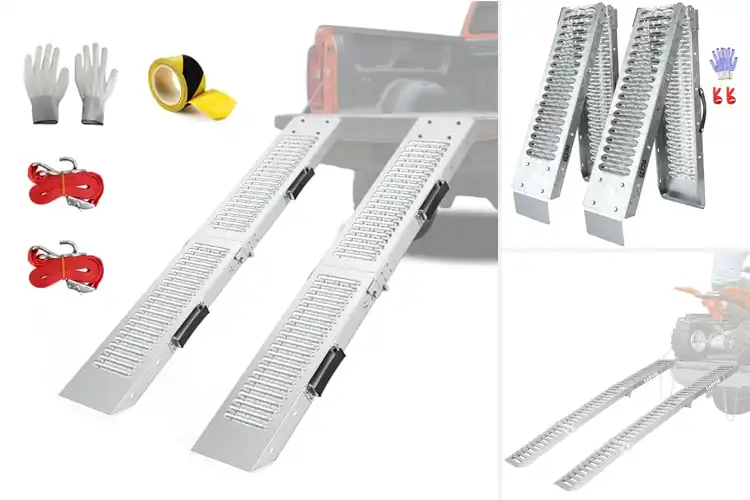 Detailed view of Best Portable Folding Truck Ramps