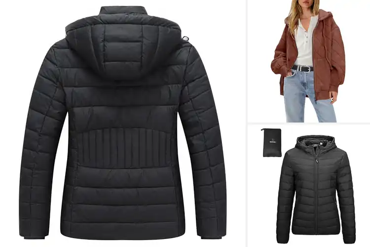 Detailed view of Best quilted coats for Warmth and Effortless Style