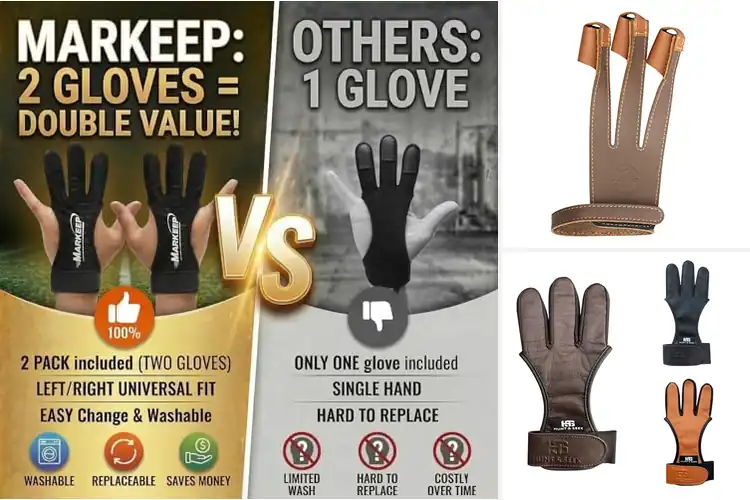 Detailed view of Best Recurve Bow Gloves: Top 10 Picks for Archery