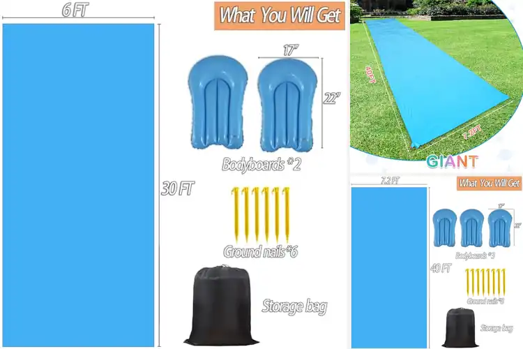 Detailed view of Best Slippery Water Slides: Top Picks for Epic Outdoor Fun