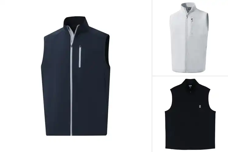 Detailed view of Best Water-Repellent Golf Vests