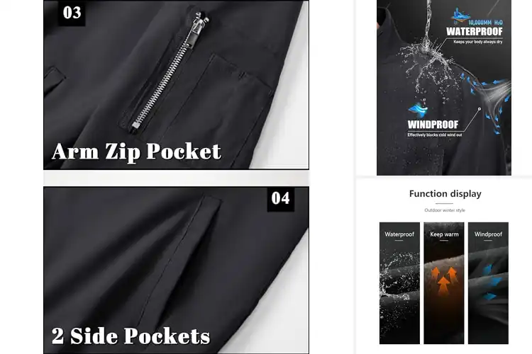 Detailed view of Best Windproof Jackets For Men