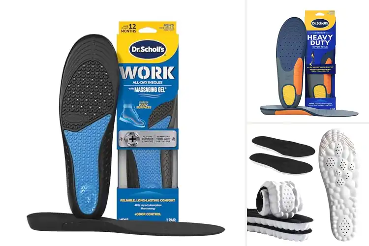 Detailed view of Best Work Boot Insoles